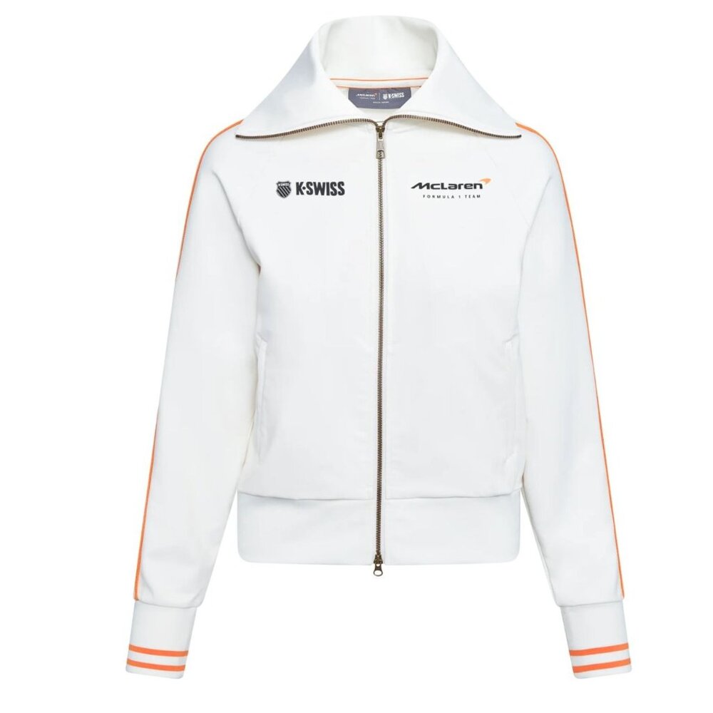 NWT K-Swiss McLaren F1 Racing Team Full Zip Track Jacket Women's Sz M $150 [jb]
